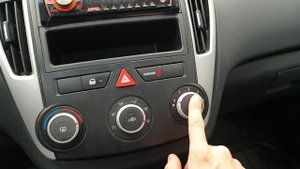 Выключение режима  автокондиционера Kia Ceed