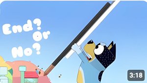 Bluey the sign ending, reloading!  #Bluey #funny #shorts #sign #end #reloading #new #youtube #watch