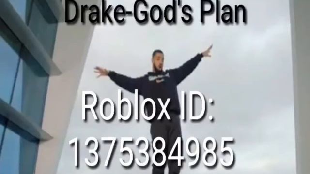 Drake-God's Plan Roblox ID Code смотреть онлайн