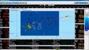 EIVA NaviSuite - Rig move and anchor handling - 3D visualisation of rig in NaviPac