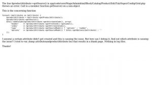 Magento: $productAttribute-＞getSource() is throwing an error in admin grid