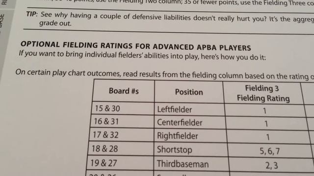 APBA Basic Game Fielding Calculations Example смотреть онлайн