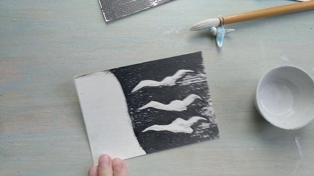 Рисуем японские открытки ЭТЕГАМИ + упражнение по остановке внутреннего диалога.
