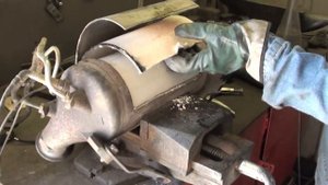 Удаление сажевого фильтра на VW Transporter.mp4