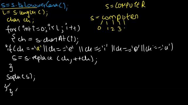 Print the String by Replacing the VOWEL with the Character following it | ICSE & ISC 9th-12th смотреть онлайн