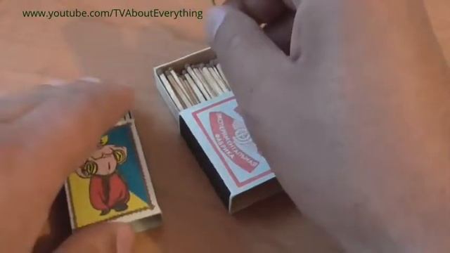 Сравниваем советские спички и современные спички смотреть онлайн