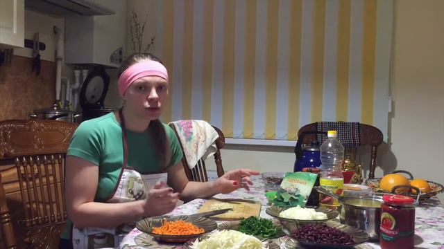 Готовим вегитарианский борщ смотреть онлайн