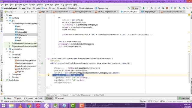 Point of Sales App using Android and Sqlite Category part 5 смотреть онлайн