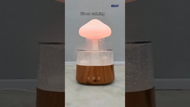 Mushroom diffuser with rain sleeping saver #relaxingcontent #sleepmusic #sleepingfast #sleepcomfort