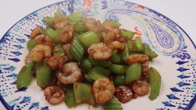 Корейские Закуски с Креветками в Остром Соусе и с Сельдереем Рецепты Shrimp Side Dishes Recipes смотреть онлайн