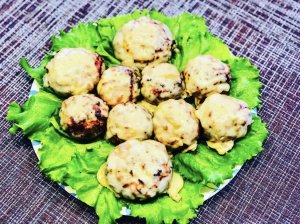 Готовлю с йорком нежные, сочные фаршированные шампиньоны.