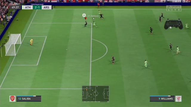 FiFa 23. Гранд Кап) Атлетик Бильбао против Арсенала) 1/4 финала) Соп силен) смотреть онлайн