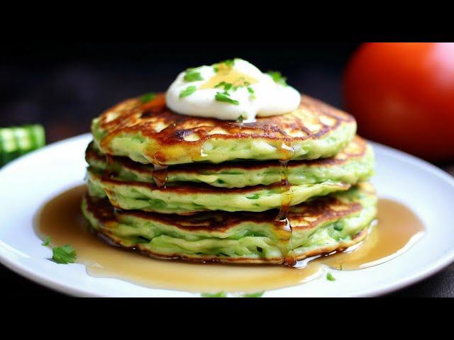 🥒🧅🧄Нежные кабачковые оладьи😋Сок кабачка не отжимаю🌿