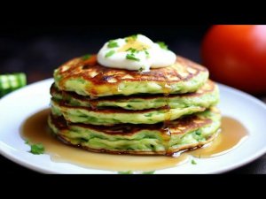 🥒🧅🧄Нежные кабачковые оладьи😋Сок кабачка не отжимаю🌿