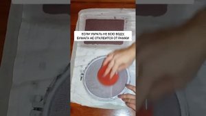 Пробую сделать бумагу из яичных лотков.