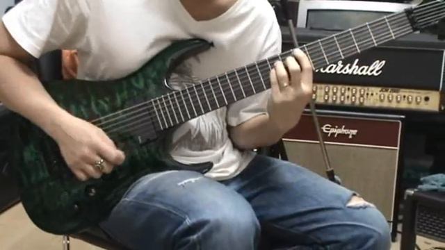Agile Guitar Interceptor Pro 727 EB Tribal Green Drive Sound смотреть онлайн