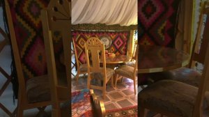 Гостевая ВИП Юрта «Торатау» у подножья горы Торатау в башкирском стиле для отдыха в Башкортостане