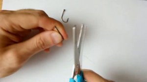 Как привязывать крючок к леске легко и быстро!