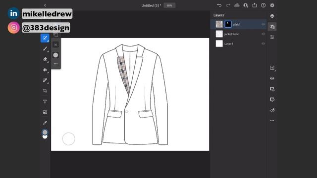 Fill a Flat Sketch with pattern in Photoshop or Illustrator on iPad смотреть онлайн