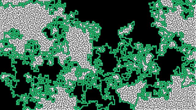 Depth-First Search Algorithm Maze Creation смотреть онлайн