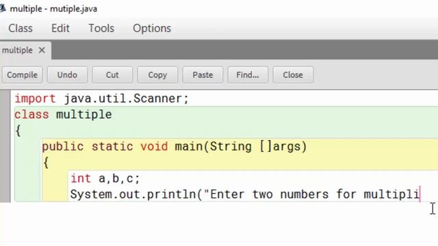 How to multiply two numbers given by user in java смотреть онлайн