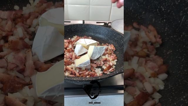 Паста з камамбером #рецептиукраїнською #food #рецептиукраїнською #foodрецепт