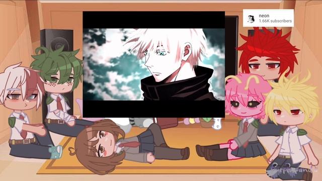 Bnha react to jujutsu Kaisen | Gacha club | purple_pand.a ✨ смотреть онлайн