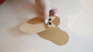 СОВА ИЗ ФЕТРА/ НОВОГОДНИЙ DIY/МК