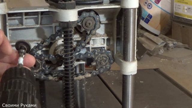 Замена цепей на Рейсмусовом станке Jet JWP-12. Окончательно устранил причину ударов при работе. смотреть онлайн