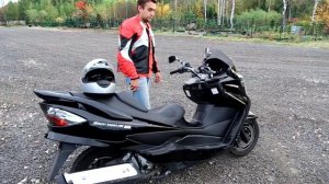 Знакомство с максискутером SUZUKI SKYWAVE 400 ABS