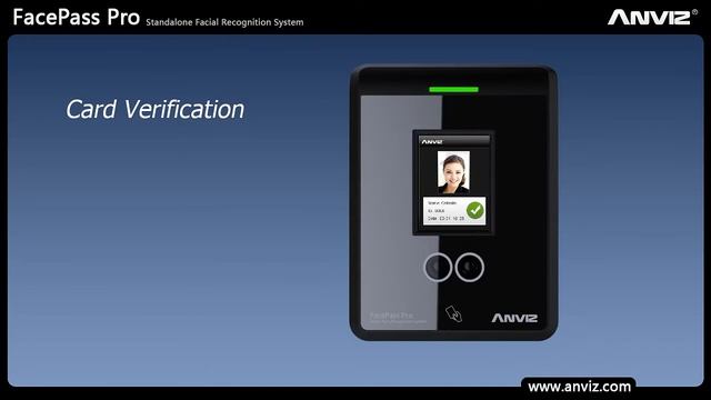 Anviz FacePass Pro - бесконтактная идентификация по 3D-геометрии лица