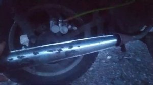 Глушитель на 157qmj от советского мопеда