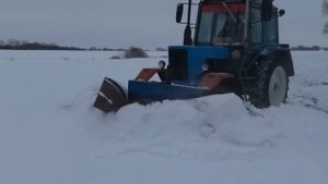 МТЗ-82 тест отвала(бабочки)