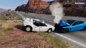 Машинки. Подборка эпичных моментов Выпуск №14  Beamng.drive