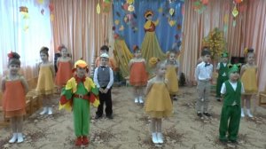 Песня "Осень раскрасавица". Детский сад "Радуга" комбинированного вида, г. Рузаевка