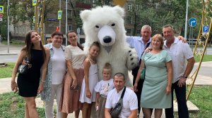 Волшебная Свадьба: Поздравление Молодоженов от Белого Медведя Аниматора!