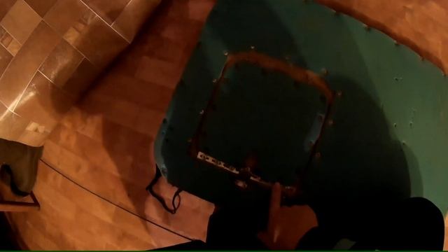 Как переделать раскладушку для зимней рыбалки