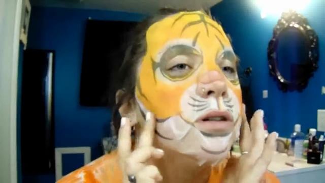 Animal Face Mask: Tiger Edition