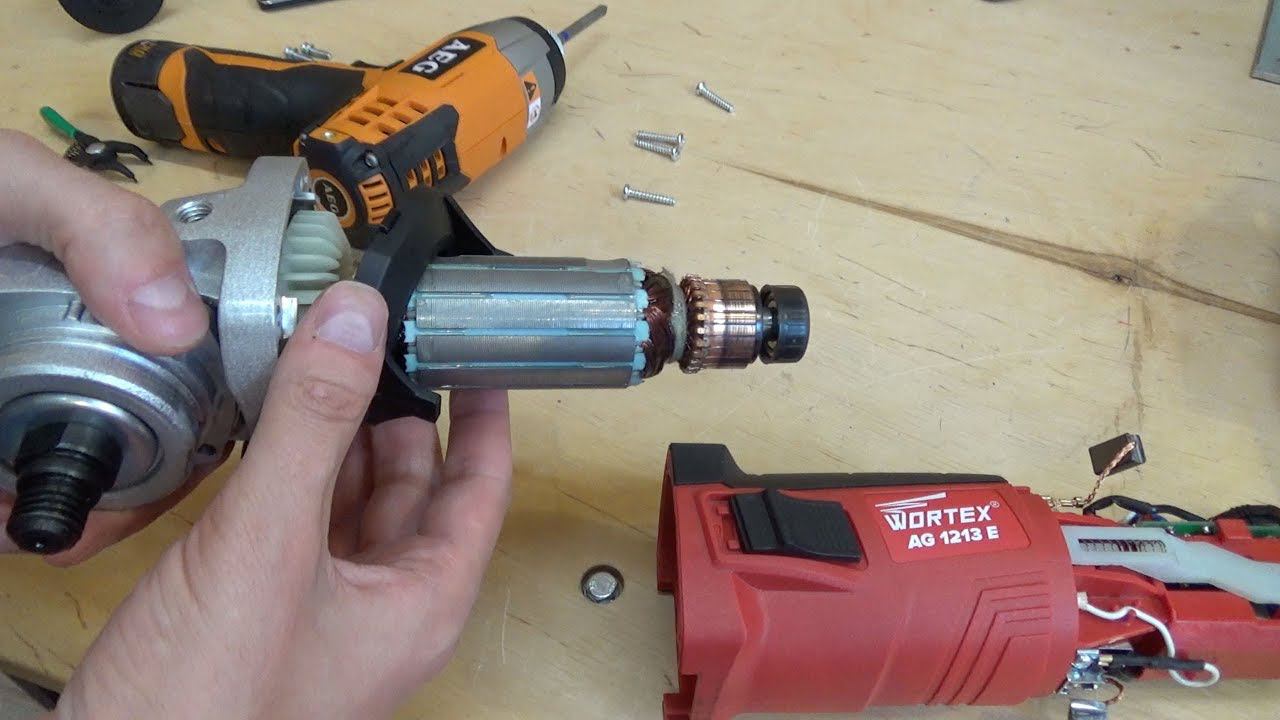Обзор Wortex AG 1213 E. Угловая шлифмашина с регулировкой оборотов смотреть онлайн