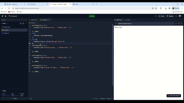 #video 22 | Error Handling( try and catch ) in Javascript | Master in Javascript |Zade Coding