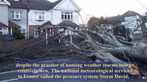 Met Office criticised for not naming storm which battered Britain