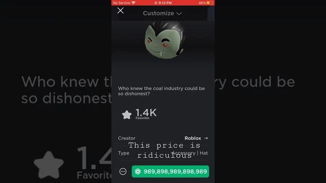 Is this the most expensive roblox item? смотреть онлайн