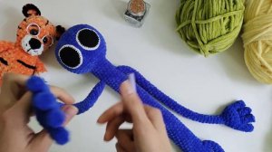 Радужные друзья крючком Фиолетовый, Rainbow friends Purple crochet