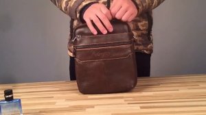 Мужская сумка через плечо Натуральная кожа Барсетка Мужская кожаная сумка для документов планшет