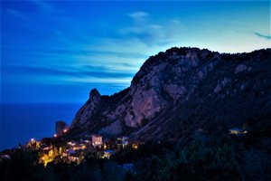 Крымские горы.Симеиз.Гора Кошка.