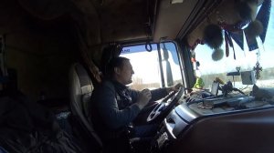 Поехал поработать на даф 95хф.