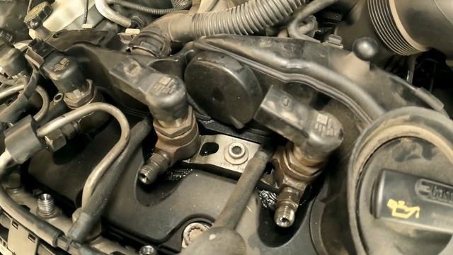 VW TDI INJECTOR CHANGE | INJECTOR REPLACEMENT | INJECTOR SEAL LEAK смотреть онлайн