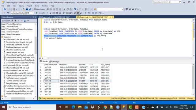 SQL Query | How to calculate YTD and MTD totals | Window Functions смотреть онлайн