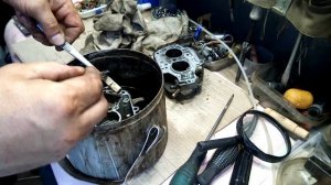 Мойка карбюратора димексидом.