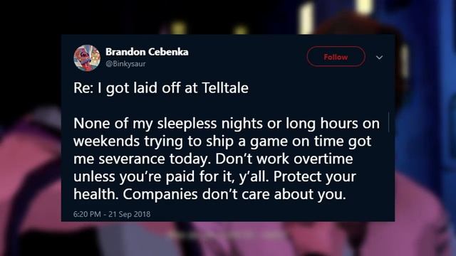 Telltale Games SHUTS DOWN - The Walking Dead Season 4, Wolf Among Us 2 & Stranger Things CANCELLED смотреть онлайн